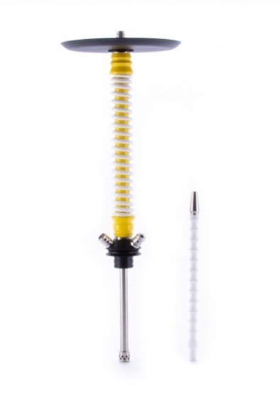Фото Mamay Custom V3 №12 Coilovers Пружина:Белый / Шахта:Желтый (Шахта + Мундштук + Блюдце)