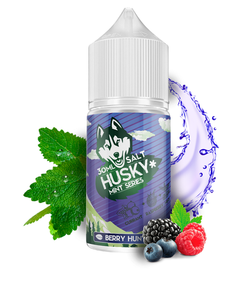 Фото Husky Salt Mint Series - Berry Hunter (Смородина - Мята - Малина) 30мл №2