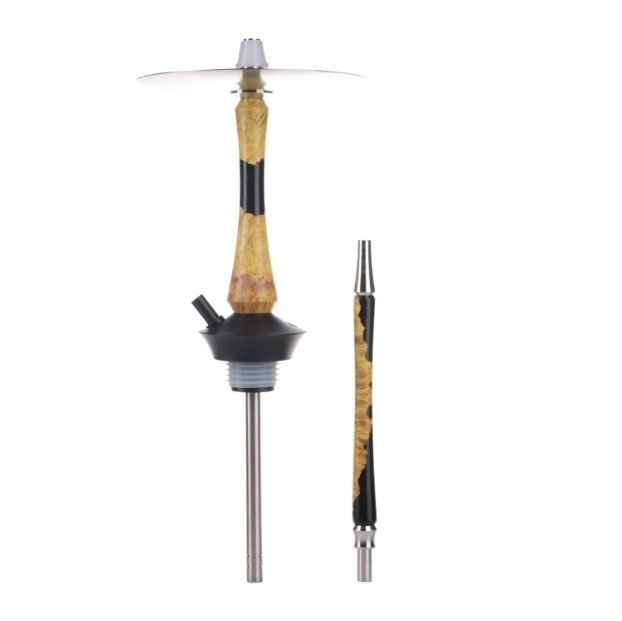 Фото Union Hookah Sleek Гибрид Желтый-Черный (Шахта + Мундштук + Блюдце)