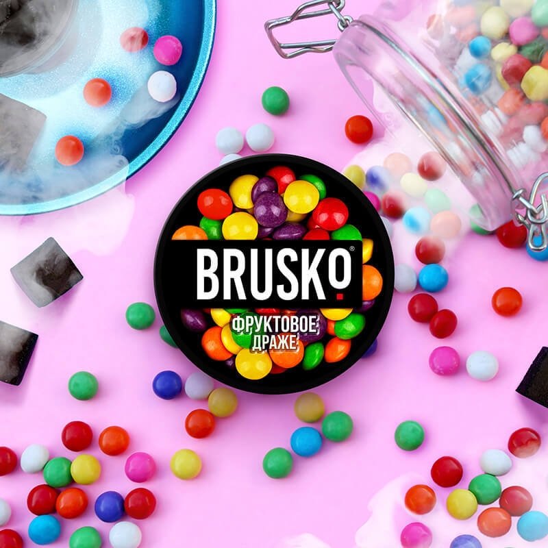 Фото Brusko Zero - Фруктовое драже 50г