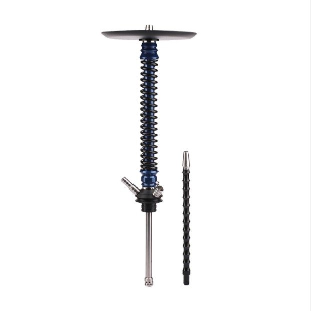 Фото Mamay Custom V3 №12 Coilovers Пружина:Черный / Шахта:Синий металлик (Шахта + Мундштук + Блюдце)
