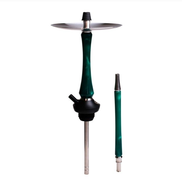 Фото Union Hookah Sleek Акрил Бирюзовый (Шахта + Мундштук + Блюдце)