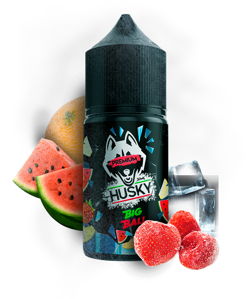 Фото Husky Salt Premium - Big Ball (Арбуз - Дыня - Клубника с холодком) 30мл №2