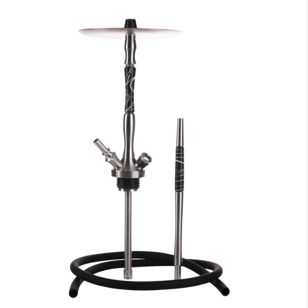 Фото Union Hookah Fibonacci Акрил Черный (Шахта + Мундштук + Шланг + Блюдце)