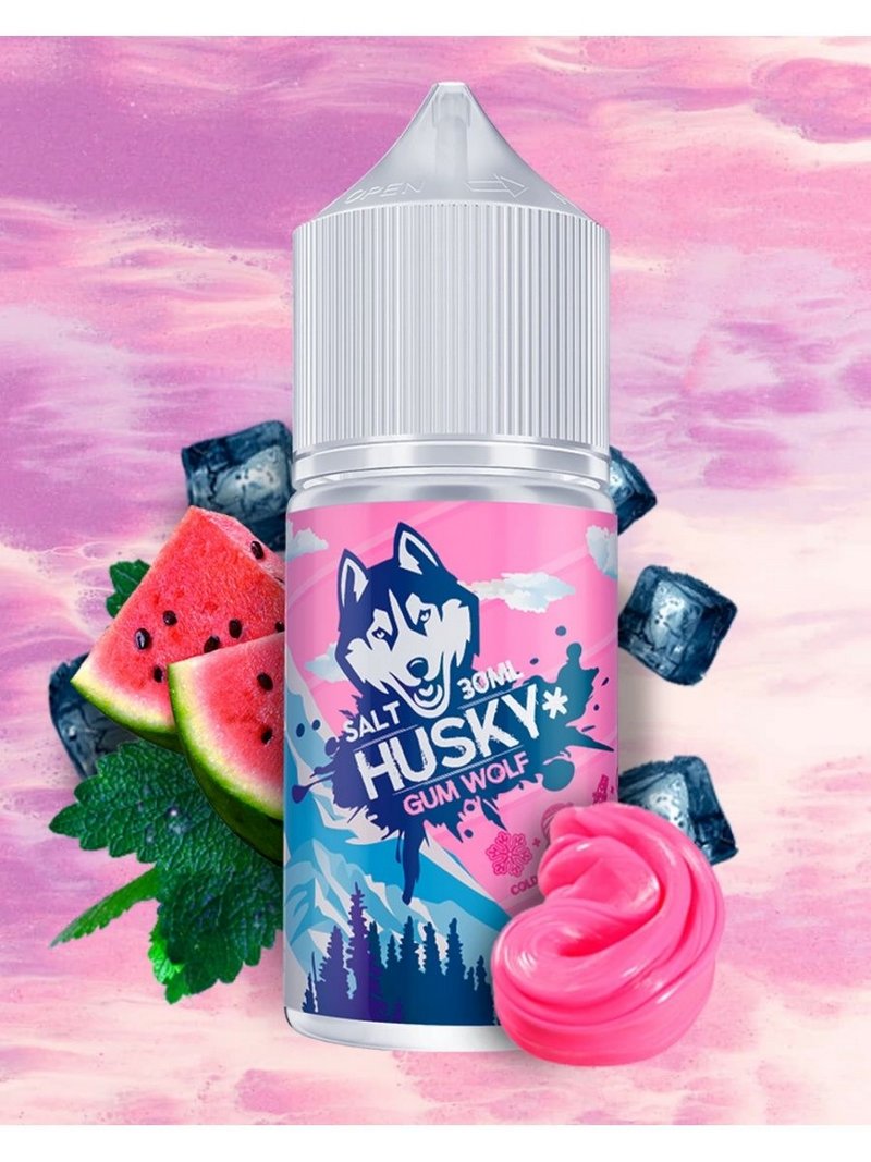 Фото Husky Salt Malaysian Series - Gum Wolf (Арбуз с ментолом) 30мл №2