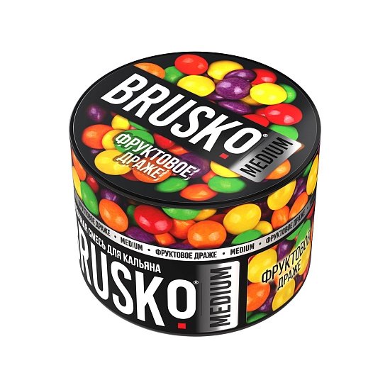 Фото Brusko Medium - Фруктовое драже 50г
