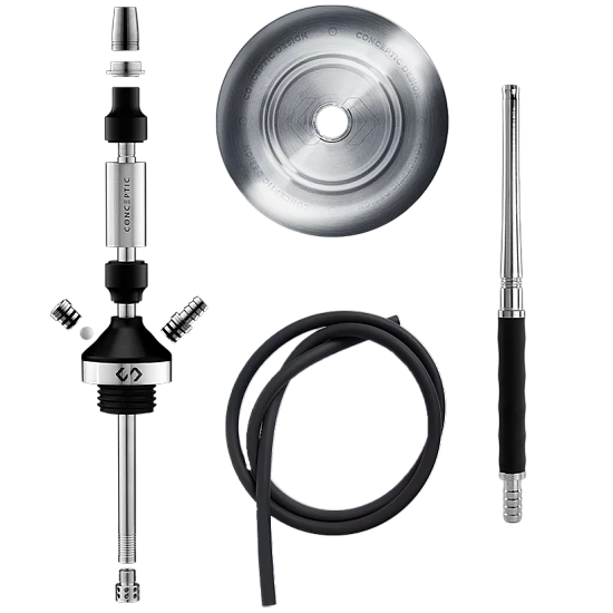 Фото Conceptic Smart Carbon Steel (Шахта + Мундштук + Шланг + Блюдце)
