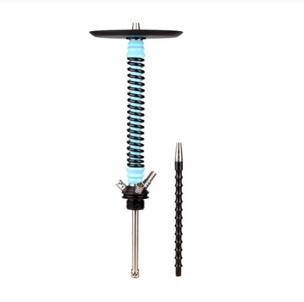 Фото Mamay Custom V3 №12 Coilovers Пружина:Черный / Шахта:Голубой (Шахта + Мундштук + Блюдце)