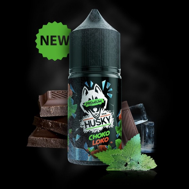 Фото Husky Salt Premium - Сhoko Loco (Шоколад - Мята) 30мл №2
