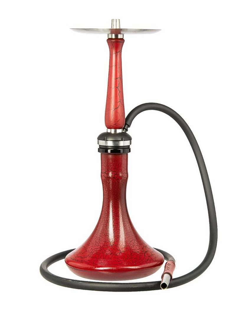 Фото Werkbund Maverick 2.0 Cracle Red-Black Set (Шахта + Мундштук + Шланг + Блюдце)