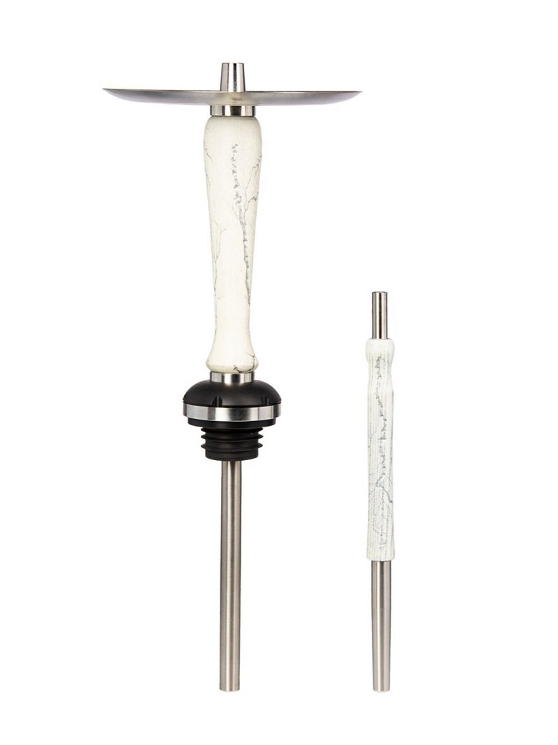 Фото Werkbund Maverick 2.0 Zeus White-Silver (Шахта + Мундштук + Шланг + Блюдце)