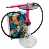 Купить Alpha Hookah  - Model X Rose Fluor (Шахта+Шланг+Мундштук+Блюдце)