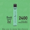 Купить RandM Switch - Cool mint & mixed berries (2 вкуса в 1), 2400 затяжек, 20 мг (2%)